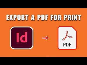 How to Export a PDF for Print in InDesign 2026