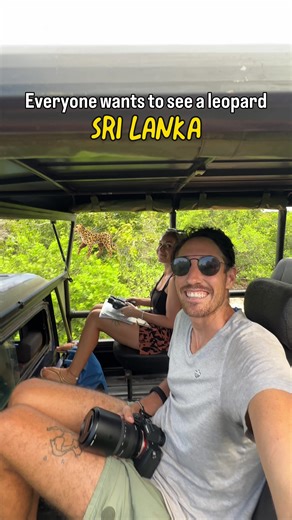 Leopard sightings aren’t luck 🐆 They’re about where, when, and expectations. Most travelers get at least one of these wrong. 💬 Comment “COCONUT” to get our ethical safari tips & spots in Sri Lanka 🥥✨ #srilankasafari #wildlife #travelreality #srilanka