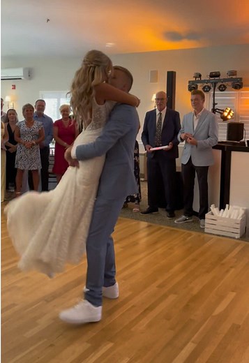 The day before & the day of our first dance – such an incredibly special moment🤍 @Kelsey Hart thank you for making the most perfect songs for us to use on our special day!! #firstdance #wedding #weddingdance #bride