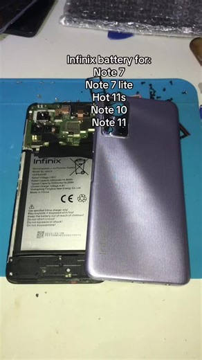 Infinix Battery Replacement Tutorial for Popular Models