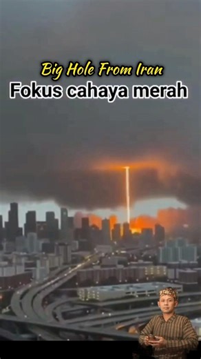 BIG HOLE FROM IRAN TO TEL AVIV ISRAEL