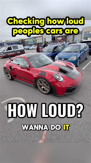 How LOUD is a Porsche 992 GT3 RS? 😮 #shorts #porsche #supercars