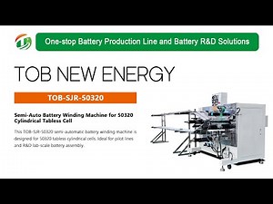 Semi-Auto Battery Winding Machine for 50320 Cylindrical Tabless Cell