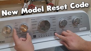 How to reset or recalibrate a new style Maytag top load washing machine (2022-current)