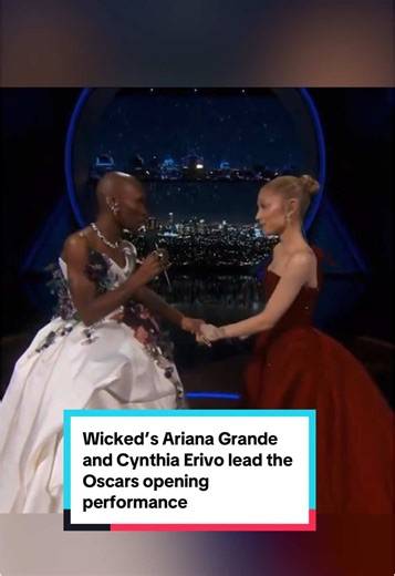 Wicked Stars Ariana Grande and Cynthia Erivo Shine at Oscars