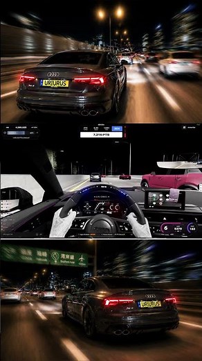 Audi RS5 Night Run 🌙 | Assetto Corsa No Hesi