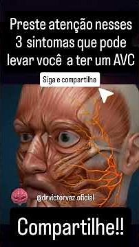 Saiba identificar um AVC.