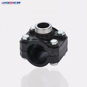 [Hot Item] SDR17/11 HDPE Pipe Fittings Bolts Connection Tapping Saddle/Branch Saddle Plug Fitting