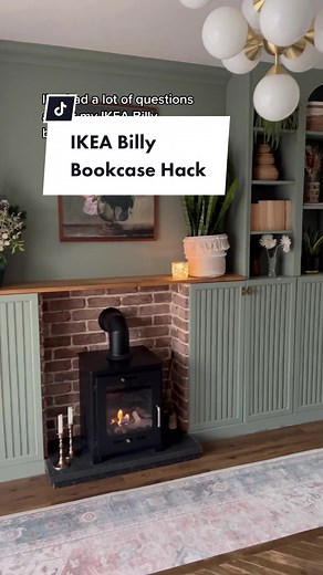 Creative IKEA Billy Bookcase Hacks for Your Living Room