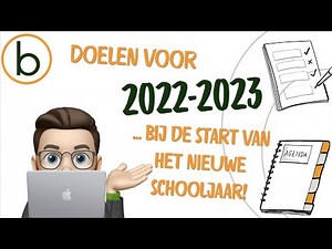 Doelen voor schooljaar 2022-2023 voor begrepen.be