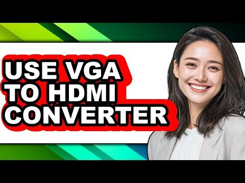 How to Use Vga to Hdmi Converter (easy Method)
