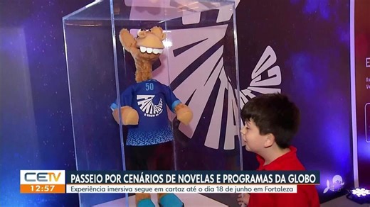 Exposição com cenários de novelas e programas da Globo
