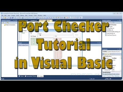 Port Scanner / Checker in Visual Basic