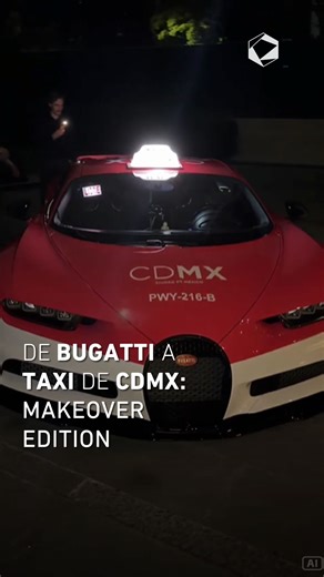 ¿Un Bugatti convertido en taxi de la CDMX? 😳🚕 ¡No es IA! El video viral tiene a todos preguntando si ya hay Uber Premium en Reforma. 💸 #Bugatti #CDMX #taxi #videoviral | Cultura Colectiva Lifestyle