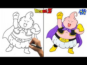 How to Draw Majin Buu from Dragon Ball Z