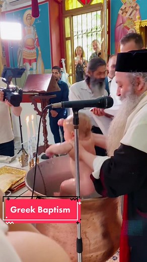 Greek Orthodox Baptism Celebration in Chalkidiki