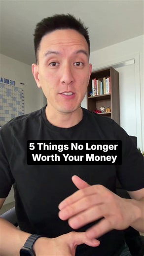 5 Things No Longer Worth Your Money… 1. Food Delivery Apps: the prices have become insane. When a burrito can go from $15 to $29 without DashPass or any subscription perk, it’s time to stop. 2. New cars and new car payments. With higher interest rates and longer loan terms, getting a new car is generally not worth it. 3. Concerts - these have gotten exorbitantly expensive. I blame a mix of the pandemic, big tours, scalpers, and the platforms making it excessive. 4 Extended warranties: these have