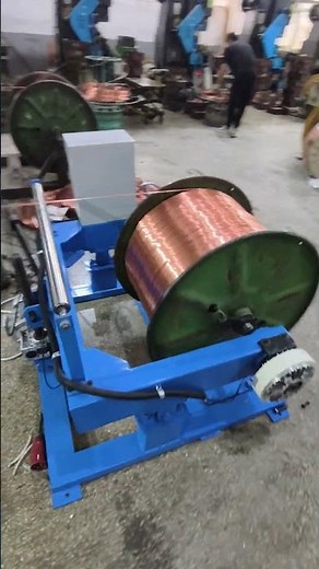 The cantilever cable spooling machine, Suitable for copper wire rewinding