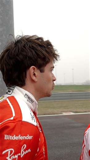 The cheeky grin from Charles 🤭 | Scuderia Ferrari HP