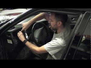 Removal of Dashboard and Instrument Cluster