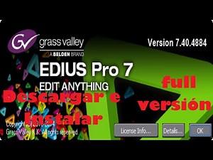 Mejor Editor de Videos: Edius Pro 7.4 [Descargar] [Parte 1]