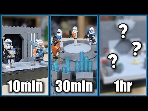 I Built 3 Of Captain Rex's Best Moments In The Clone Wars As LEGO Star Wars Mocs In 10min 30min 1hr!