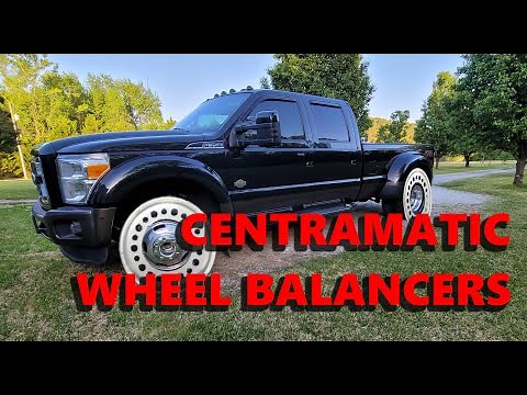 Installing Centramatic Wheel Balancers on 2015 F-350 Dually