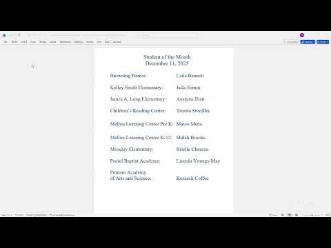 City of Palatka's Commission Meeting 12/11/2025