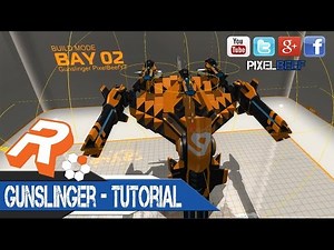 Robocraft - Tutorial- Gunslinger 1.3 - MSMG 3+3 Glasscannon Hover [Guide]