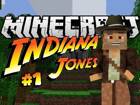 Minecraft: Indiana Jones & The Herobrine Staff - THE INDIANS ARE COMING! #1 - Custom Map