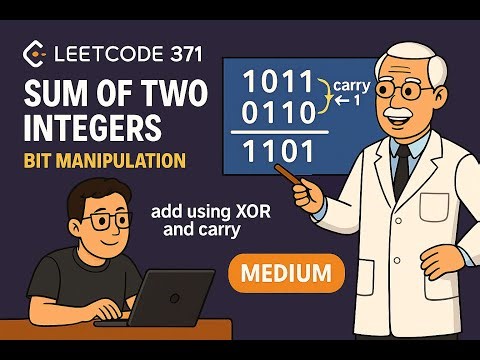 HOW - LeetCode 371 | Sum of Two Integers [medium]
