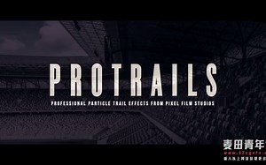FCPX中文插件：72种粒子路径轨迹控制动画效果 ProTrails Vol 2