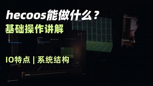 【技术展示&教学】hecoos能做什么？IO特点以及系统结构是什么样的？