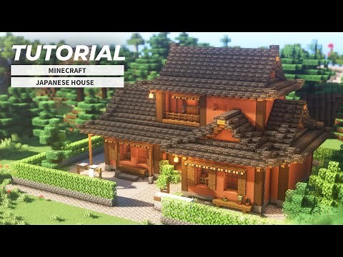 [Minecraft] How to build a Japanese house _ 和風の家の作り方
