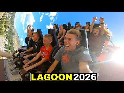 NEW and BEST RIDES at LAGOON AMUSEMENT PARK 2026!