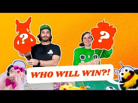 ✷PUPPET MAKING COMPETITION✷ using ONLY materials from the thrift store!