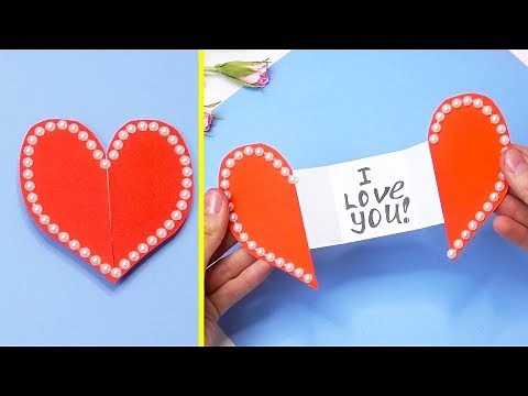 HEART CARD | Easy diy paper crafts heart card