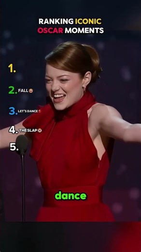 Ranking Iconic Oscar Moments💎 #funny #shorts