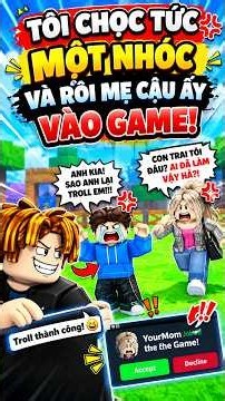 😂 TÔI CHỌC TỨC MỘT NHÓC VÀ RỒI MẸ CẬU ẤY VÀO GAME! 😱🔥 #roblox #stealanegg #shorts