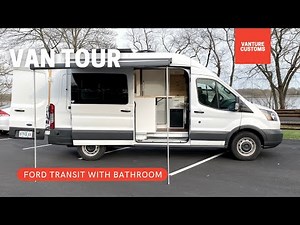 VAN LIFE | FORD TRANSIT VAN TOUR WITH FULL WET BATH
