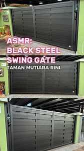 ASMR PEMASANGAN PAGAR BLACK STEEL SPECIAL SIDE COVER Tak perlu untuk diberitahu lagi tentang kualiti pagar, kualiti pemasangan dari team kami macam mana kan? Hehe.. 😎 Design kalini, lain sikit, nampak lebih tertutup macam langsung tak ada lubang kan? Padahal susunan berselang seli tu yang menjadikan nampak sangat privasi. Nampak tuan rumah tersenyum tak? 🫣 Lokasi : Taman Mutiara Rini, Skudai JB #asmrvideo #blacksteelgate #amcsteelgate #amcsteelgatespecialist | AMC Engineering Steel Works Sdn B
