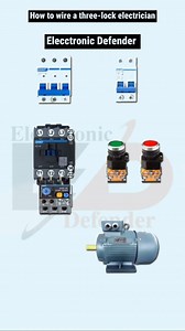 67K views · 794 reactions | How to wire a three-lock electrician #ElectricalTips #DIYElectric #ElectricProject #HomeElectrical #TechTutorial #LifeHacks #ElectricalHack | Elecctronic Defender | Facebook