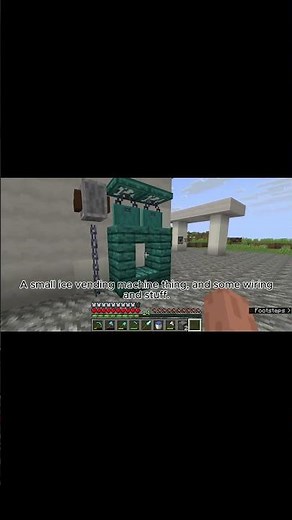 I built a Gas Station in Survival Minecraft #minecraft #minecraftbuilding #survival