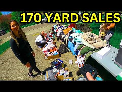WE WENT TO THE LARGEST COMMUNITY YARD SALE