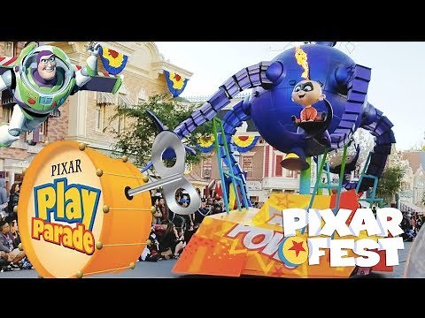 FULL *Pixar Play Parade* in Disneyland [Part of 2018 Pixar Fest]