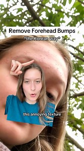 Korean secret to remove forehead texture 👀 This one step after cleansing helps keep my acne-prone forehead skin smooth and bump-free & it’s the Ji Woo Gae Heartleaf BHA Peeling Pad from the Korean Brand Celimax ✨ #celimax #smoothforehead #naturalskincare #koreanskincare #acne #celimaxpartner | Melody Aslan w/ Ancient Beauty Secrets