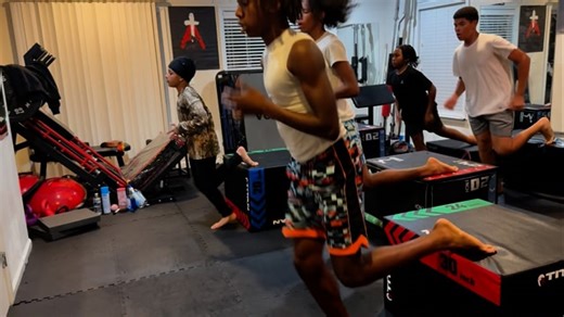 Kevin Johnson on Instagram: "Athletic performance isn’t just about strength — it’s about how fast, reactive, and explosive you can move ⚡️. 🔑 Split Stance Depth Drops teach athletes how to absorb force efficiently, crucial for cutting, planting, and changing direction without breaking down. 🔥 Split-Leg Lunge Jumps recruit fast-twitch fibers, building maximum power in minimum time — the type of explosiveness that separates the good from the elite. ⚡ Reactive Exercises take it a step further: • 