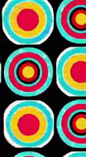 Bullseye Target Grid & Retro Dart Board - Retro VJ Loop