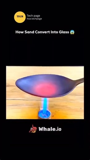 Tech page on Instagram: "Glass is made by heating ordinary sand, which mainly contains silica (silicon dioxide), to extremely high temperatures until it melts into a liquid. This process typically occurs at around 1700°C. To lower the melting point and make the process easier, materials like soda ash and limestone are added to the sand. Once the mixture becomes molten, it is carefully shaped into sheets, bottles, or other forms while still hot and fluid. As it cools down, the liquid solidifies i