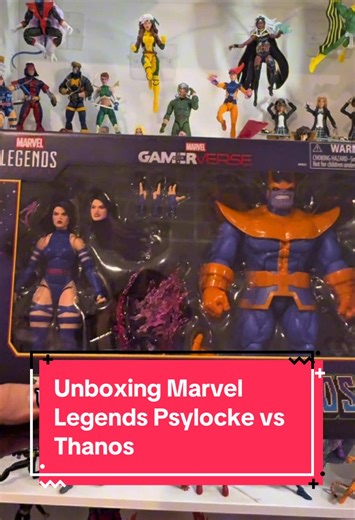 Unboxing Marvel Legends Psylocke vs Thanos Figures
